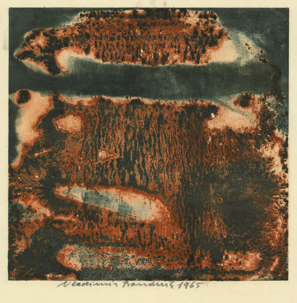 Vladimír Boudník – Krajina - barevná variace 