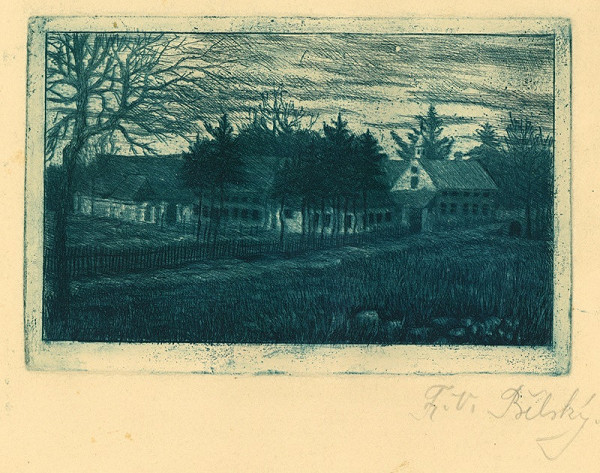 František Bělský – Usedlost v lese 