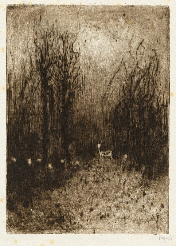 Bohuslav Reynek – Koza u silnice 