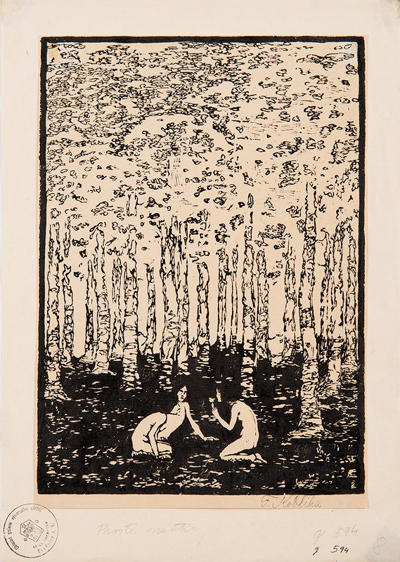 František Kobliha – Z cyklu Prosté motivy (1.list) 