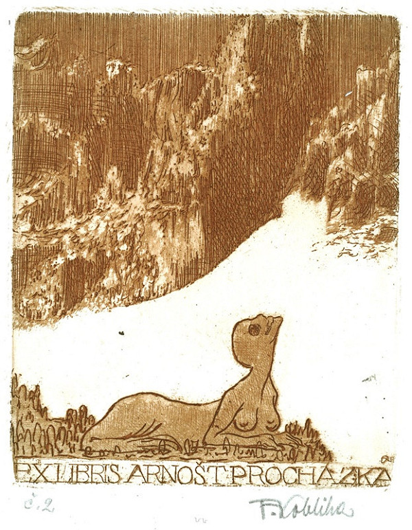 František Kobliha – Ex libris, A. Procházka 