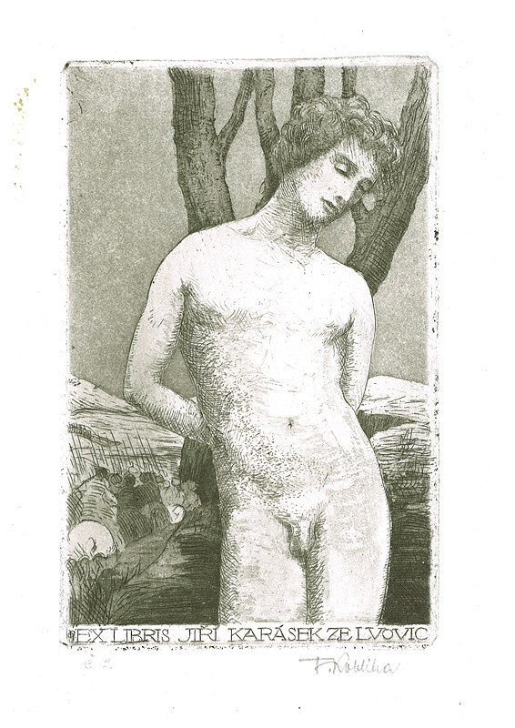 František Kobliha – Ex libris, Jiří Karásek ze Lvovic 