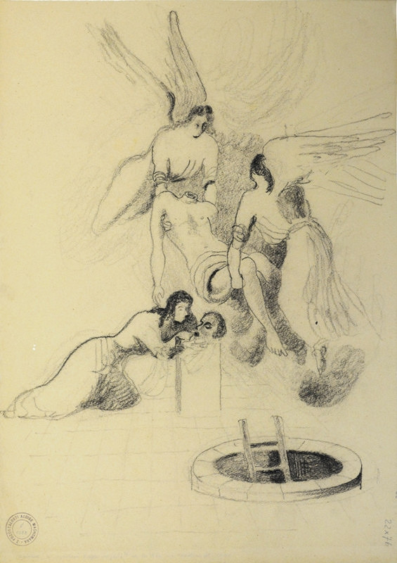 Alois Wachsman – Náčrtek k Sv. Janu Křtiteli 