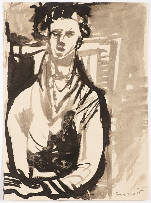 Vladimír Fuka – Sedící žena 