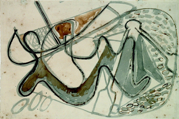 Vilém Plocek – Zátiší s kanoí 