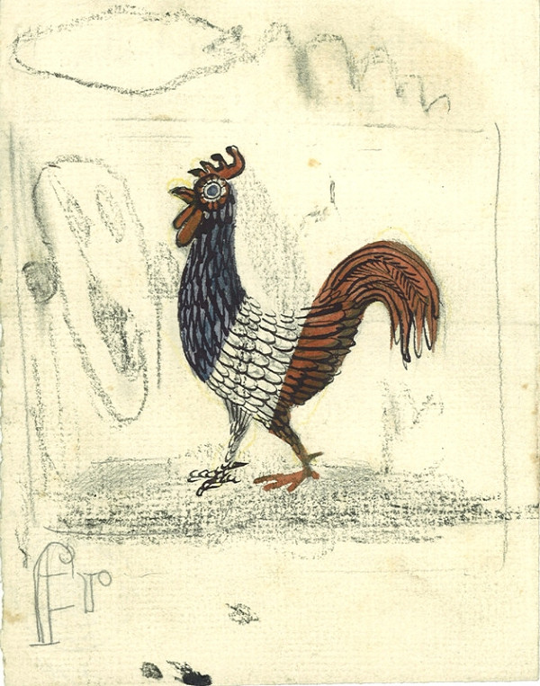 František Tichý – Kresba k plakátu Mánesa 