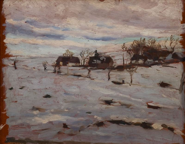 Antonín Slavíček – Kameničky v zimě 