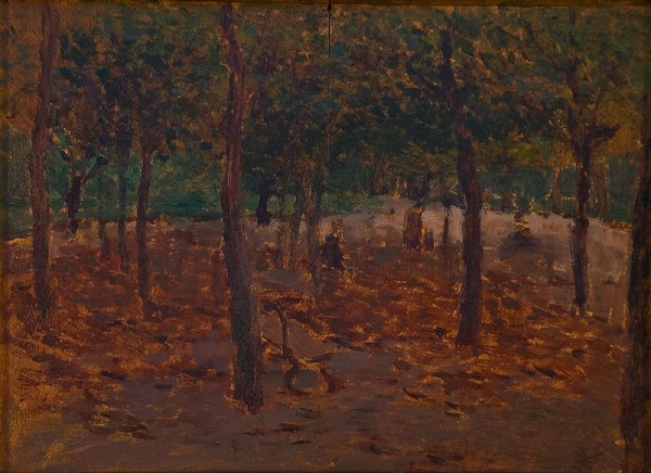 Antonín Slavíček – Na Letné v podzimu 