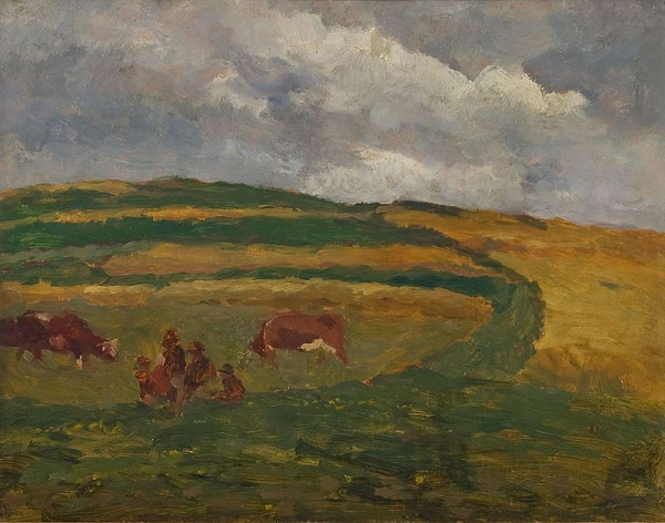 Antonín Slavíček – Na jaře v Kameničkách 