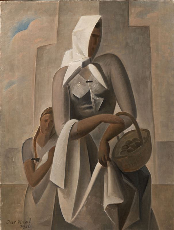 Jaroslav Král – Žena s děvčátkem 