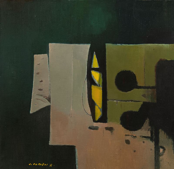 František Doležal – Krajina - zátoka 