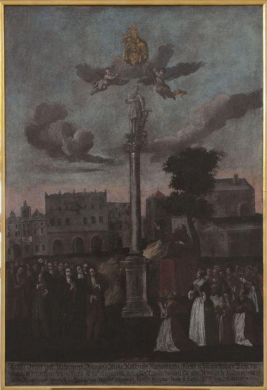 Neznámý český autor – Votivní obraz měšťanů Roudnice nad Labem za odvrácení moru 