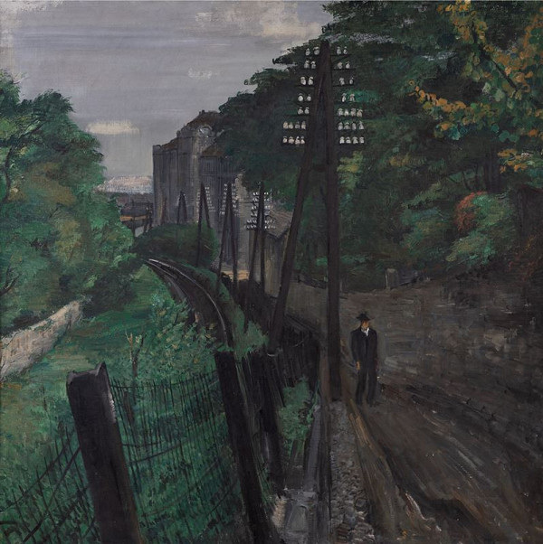 Karel Holan – Železnice nad Královskou oborou 