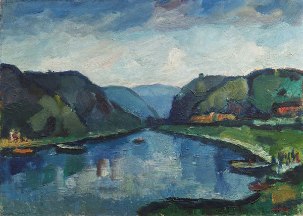 Václav Haise – Vltava u Žalova 