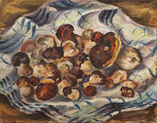 Josef Zicha – Zátiší s houbami 