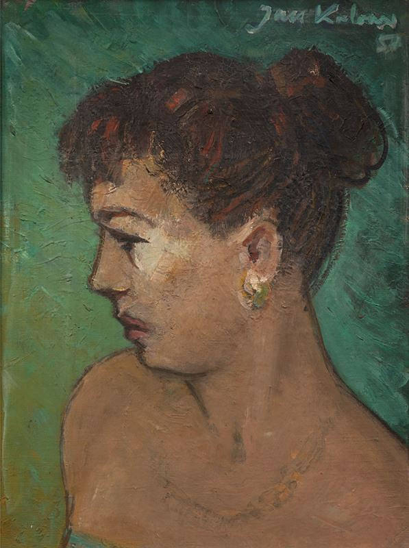 Jan Kalous – Portrét v zeleném 