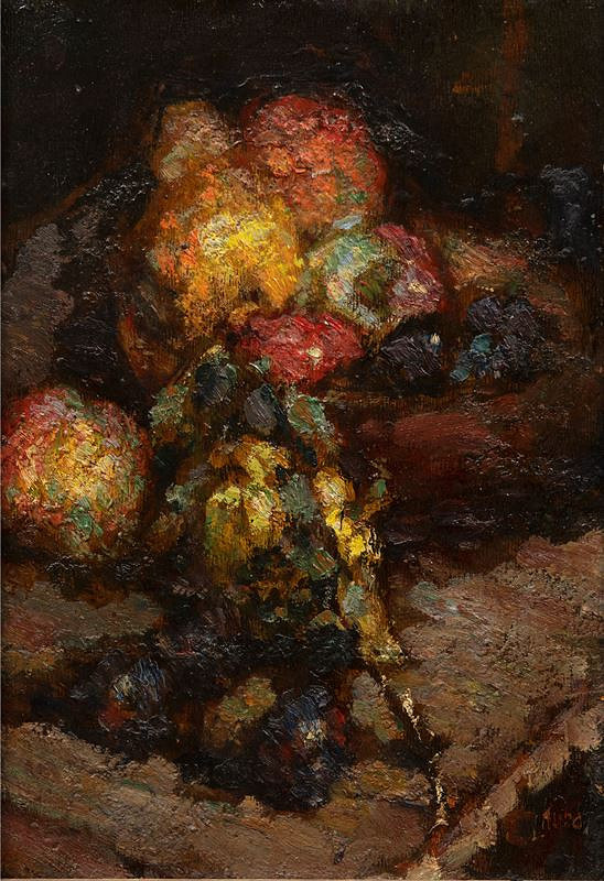 Ludvík Kuba – Zátiší s ovocem 