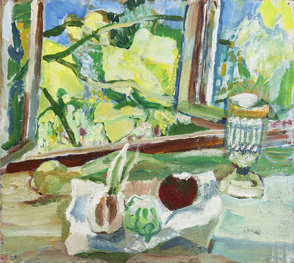 Alois Fišárek – Zátiší na okně 