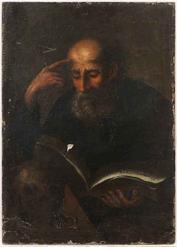 Neznámý středoevropský mistr – Svatý Jeroným 