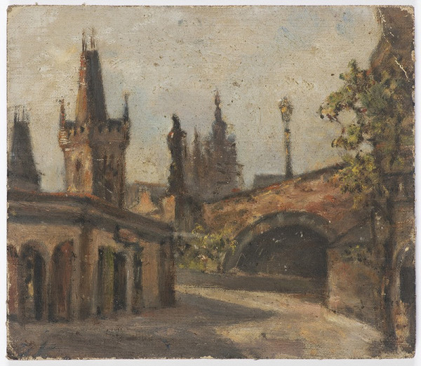 Zdeňka Kalašová – Karlův most z Kampy 