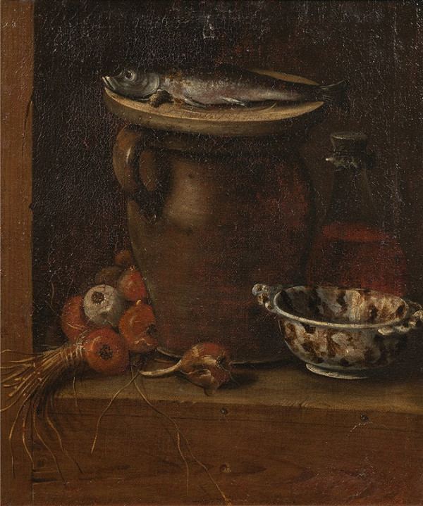 Neznámý holandský – Zátiší s rybou 