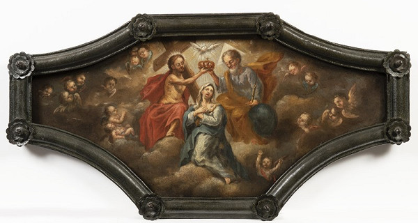 Neznámý středoevropský (?) autor – Korunování Panny Marie 