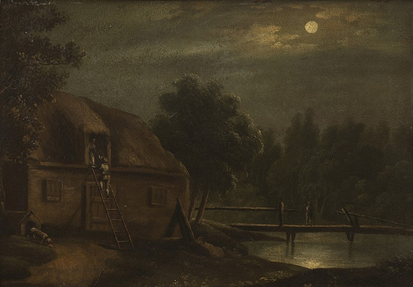 Neznámý holandský (?) autor – Krajina 