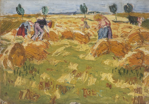 Antonín Kalous – Žně u Třebíze 