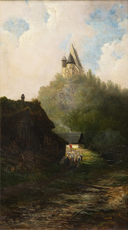 Antonín Waldhauser – Procesí pod kostelíkem 