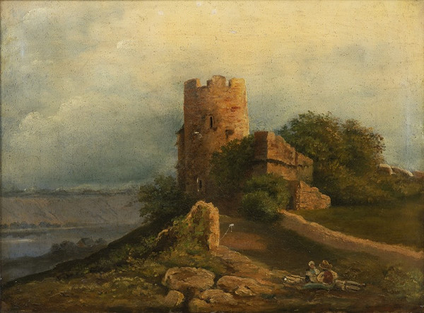 Josef Navrátil – Krajina s hradem 