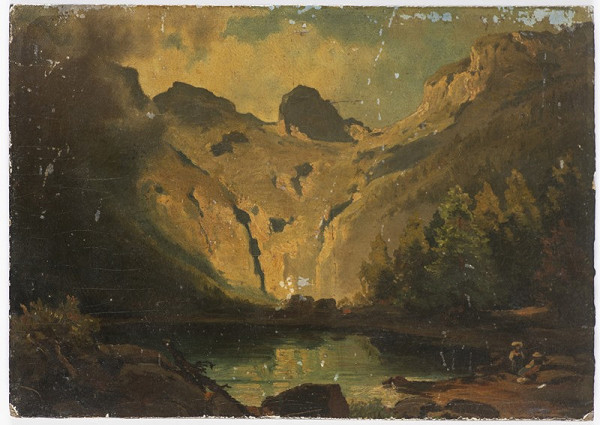 Neznámý německý autor – Švýcarské jezero 