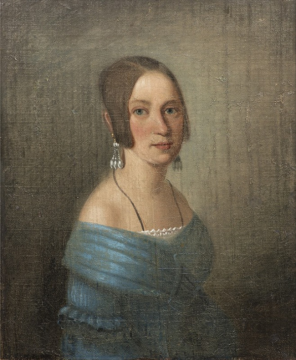 Neznámý český autor – Portrét dámy 