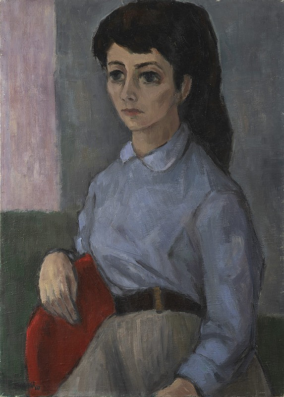 Ivan Bednář – Dívka v červeném křesle 