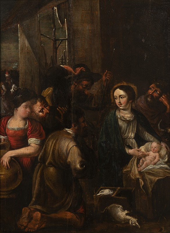 Neznámý vlašský mistr – Klanění pastýřů 