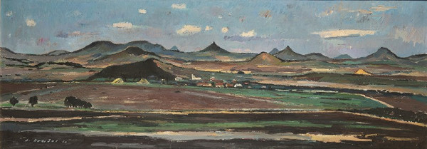 František Doležal – Středohoří nad Třeblívicemi 