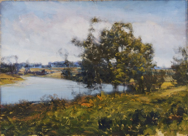 Jaroslav Panuška – Krajina s řekou 