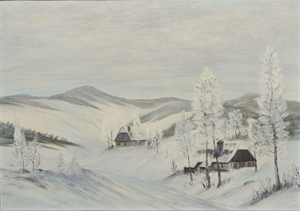 Neznámý autor (značka F.R.H.) – Zimní krajina 