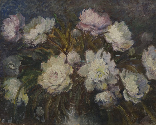 Neznámý autor (značka F.R.H.) – Pivoňky 