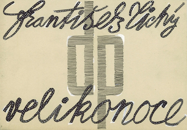 František Tichý – Velikonoce - návrh na obálku 