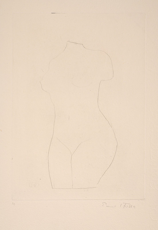 Emil Filla – Torso ženy (z cyklu Ženy) 