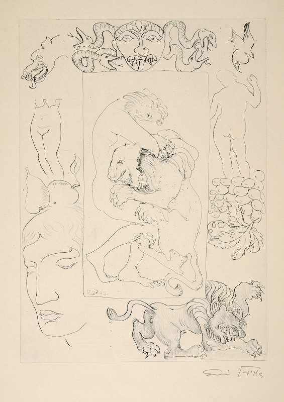 Emil Filla – Zápas s nemejským lvem 