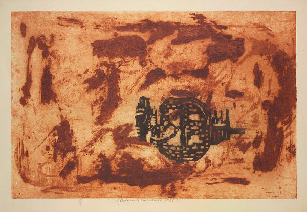 Vladimír Boudník – Monotyp II 