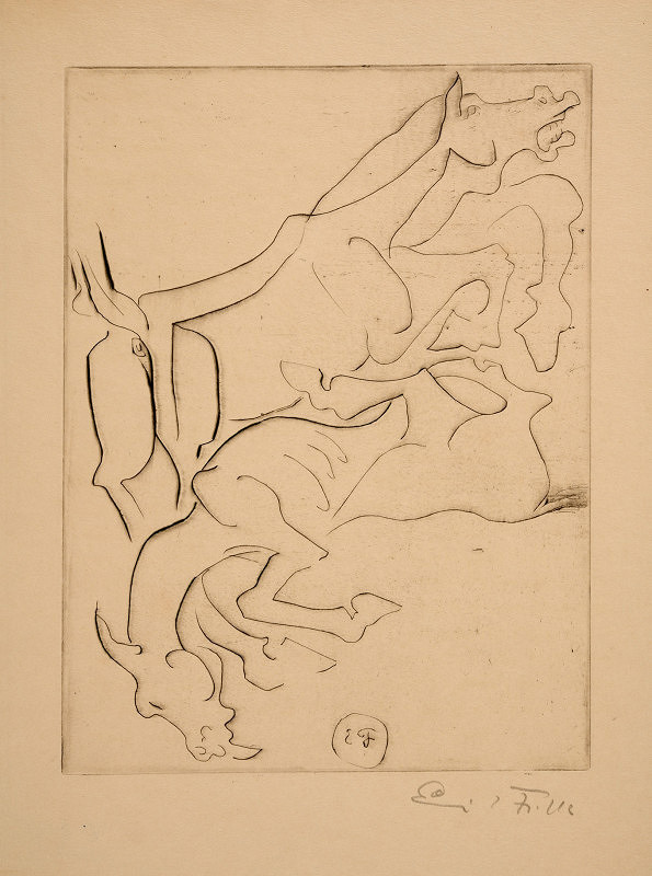 Emil Filla – Zápas koní 