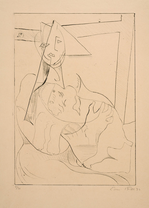 Emil Filla – Žena se psem 