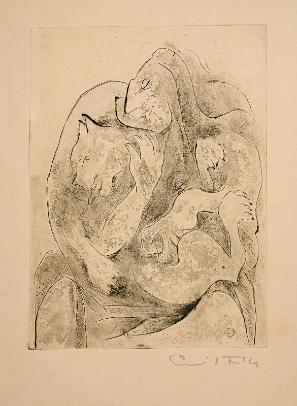 Emil Filla – Žena se psem II 