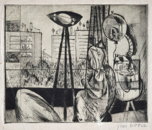 Jan Kotík – Pohled do ateliéru 