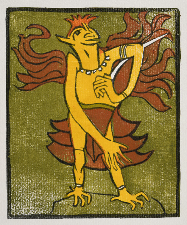 Josef Váchal – Pýcha (z cyklu Sedmero hlavních hříchů) 