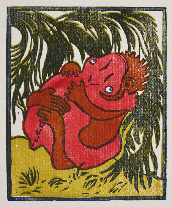 Josef Váchal – Smilstvo (z cyklu Sedmero hlavních hříchů) 