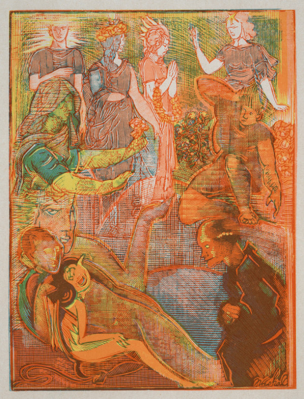 Josef Váchal – Čisté jitro (z cyklu Ruce) 