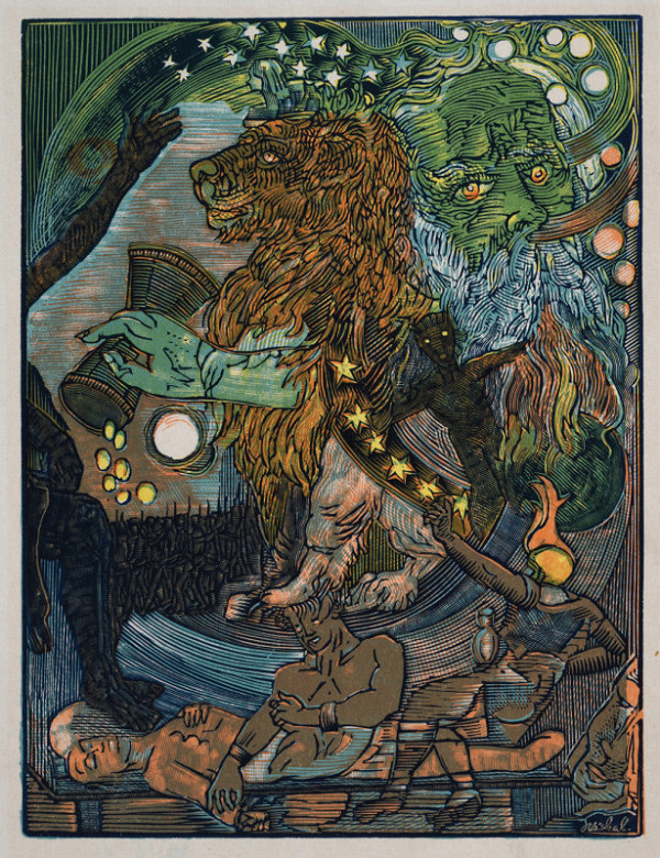 Josef Váchal – Čas (z cyklu Ruce) 